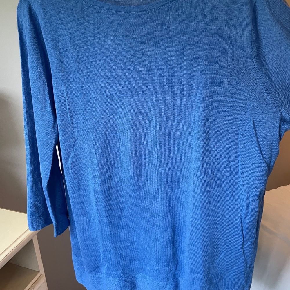 J. Jill Blue Tunic Top